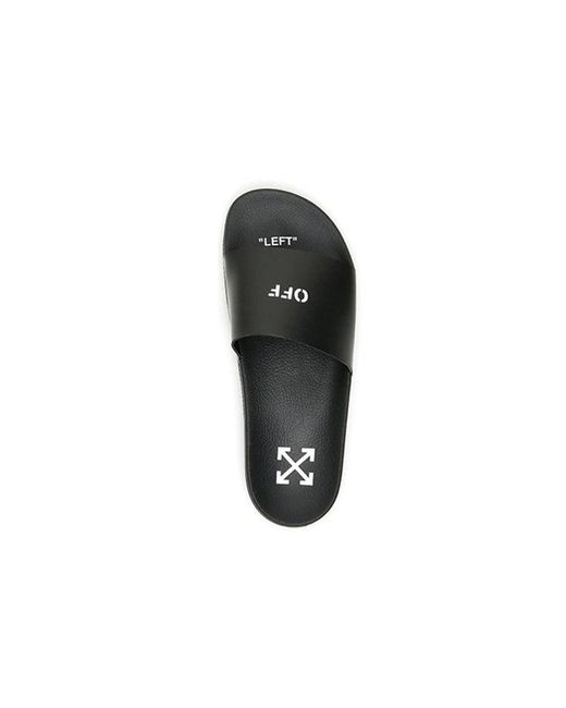 Off-White c/o Virgil Abloh Black Off Stamp Sliders for men