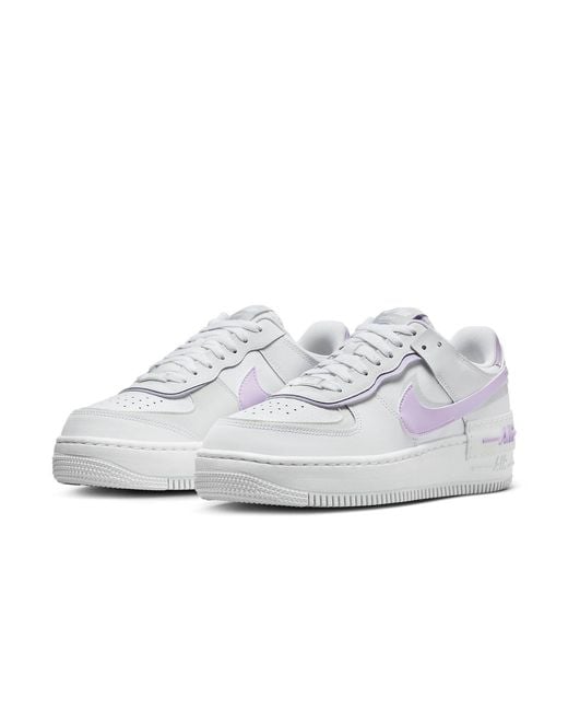 Nike White (Wmns) Air Force 1 Shadow Lilac Bloom'