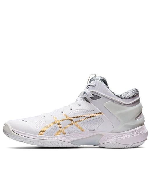Asics White Gel Burst 24 Wide for men