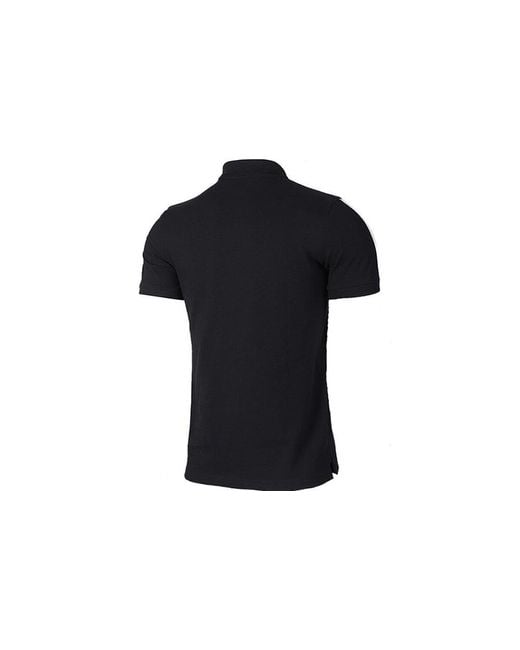 Adidas Black Casual Sports Breathable Short Sleeve Polo Shirt for men