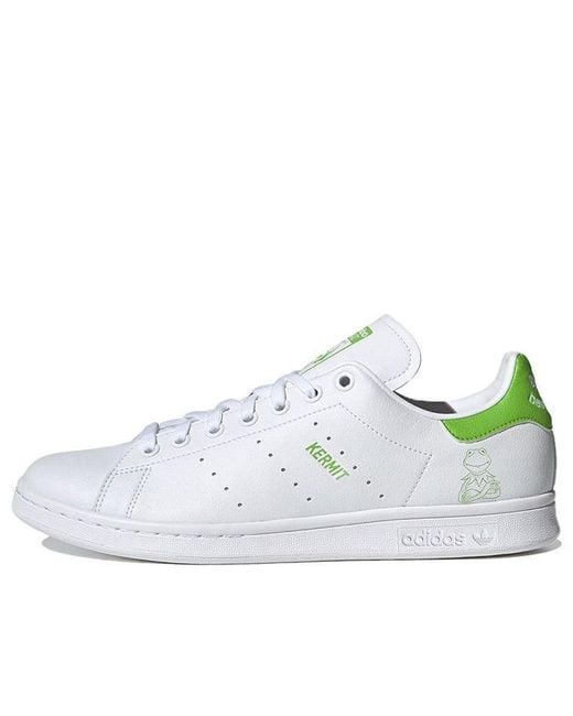 Adidas White The Muppets X Stan Smith 'Kermit The Frog' for men