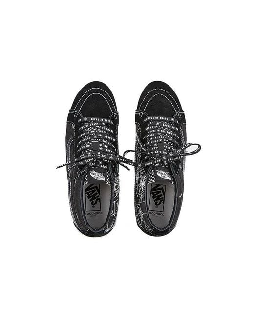 Vans Black Goodhood X Vault Og Sk8-Mid Lx Retro Sneakers for men