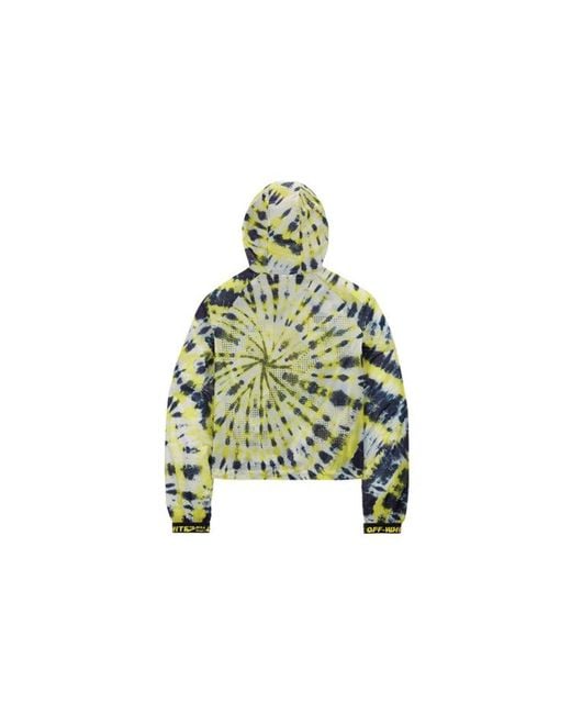 Nike Yellow (Wmns) Lab Tie-Dye Jacket 'Volt'