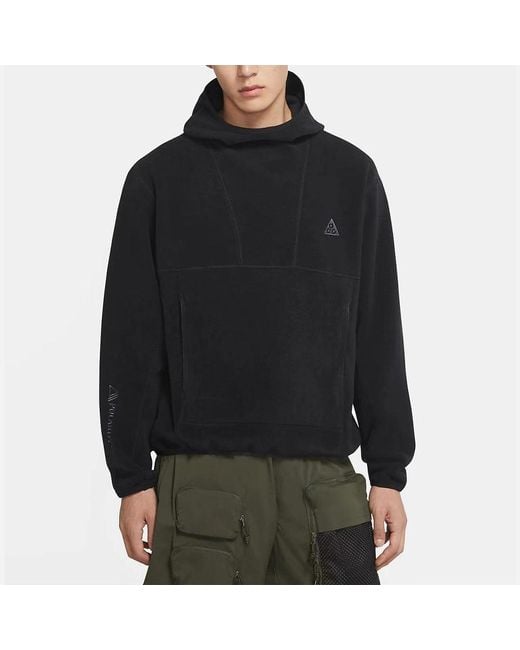 Nike Black Acg Polartec Wolf Tree Parker Casual Sports Pullover for men