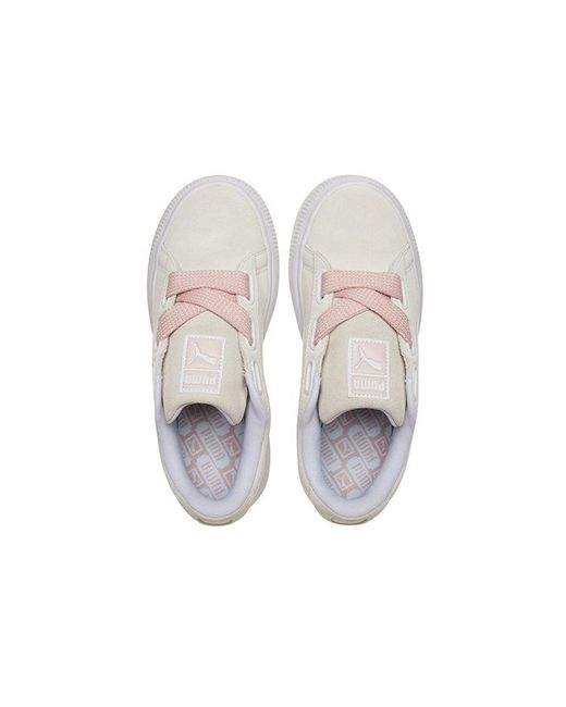 PUMA White (Wmns) Suede Mayu Heart Suede