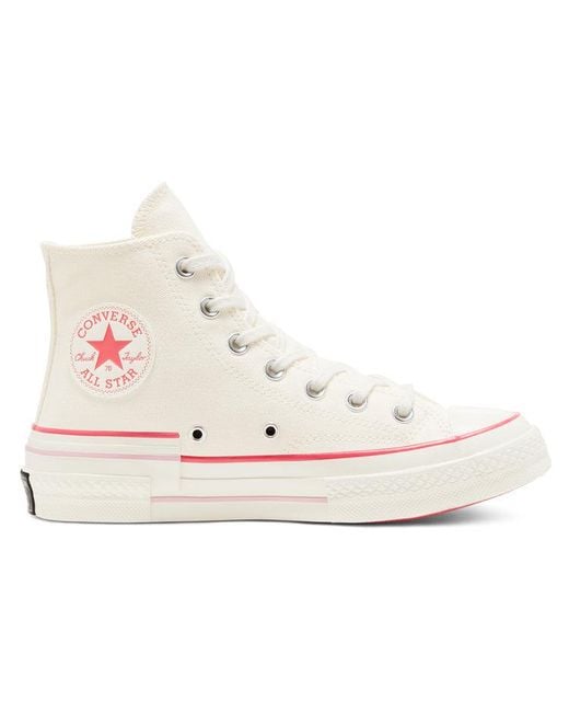 Converse White (Wmns) Chuck 70 High 'Popped Color