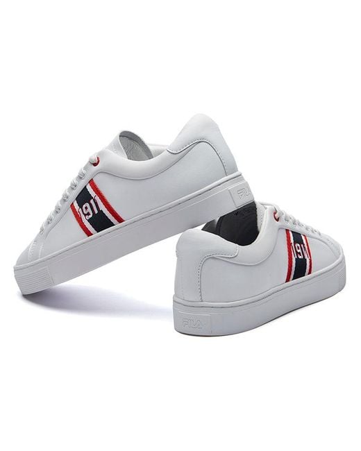 Fila White Fashion Court Sneakers for men