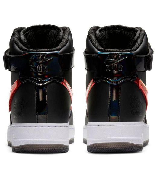 Nike Blue Air Force 1 High 07 Lv8 Bright Crimson' for men