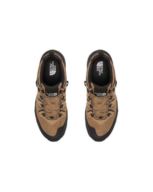 The North Face Brown Hedgehog Iii Waterproof Hiking Shoes 'Utility Tnf' for men