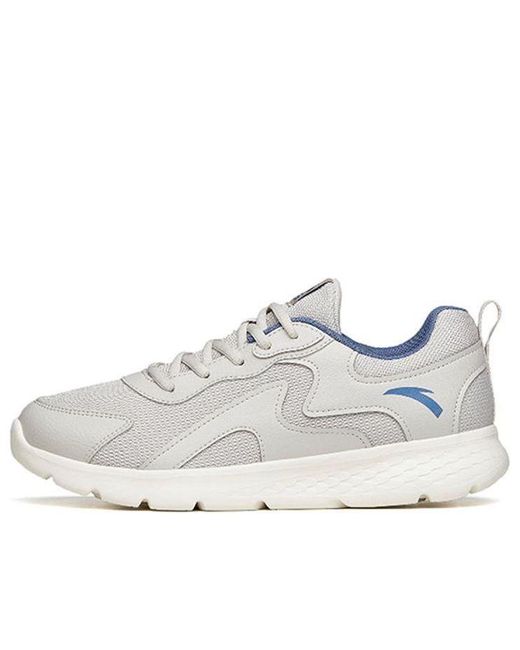 Anta White Running Series Sneakers 'Mist' for men