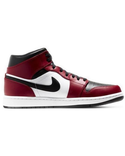 Nike Red Air 1 Mid 'Chicago Toe' 554724-069 for men