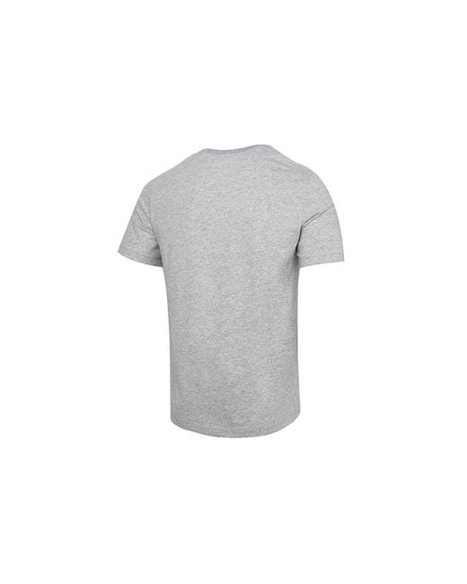 Nike Gray Dri-Fit Tortoise Breathable Perspiration Print Running Short Sleeve For for men