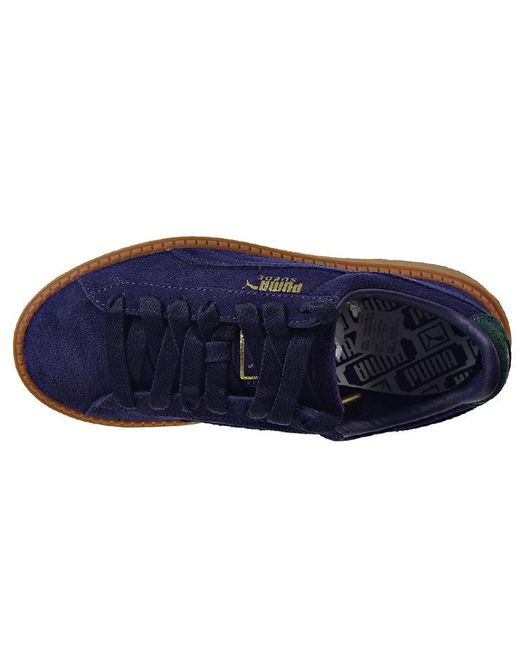 PUMA Blue (Wmns) Suede Platform
