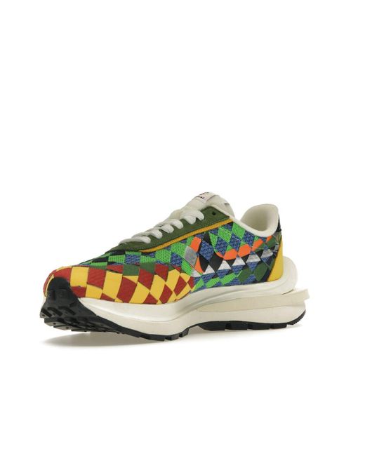 Nike Green X Sacai X Jean Paul Gaultier Vaporwaffle Gusto' for men