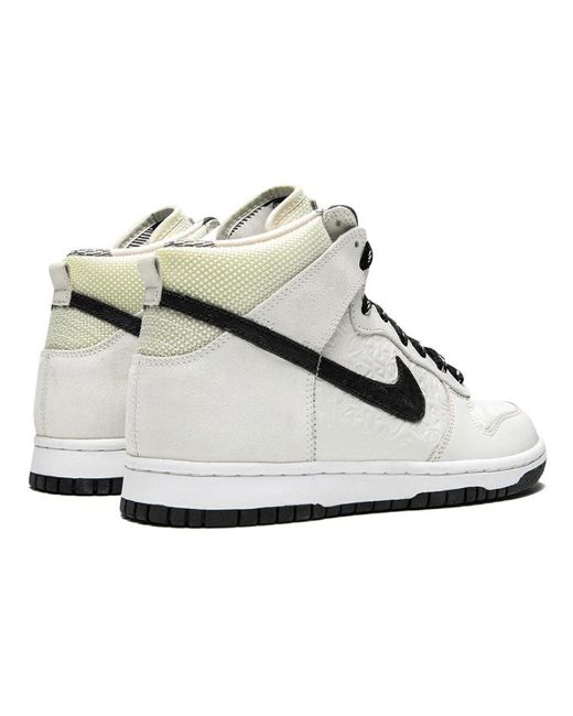 Nike White X Stussy Dunk High 'World Tour Tokyo' for men