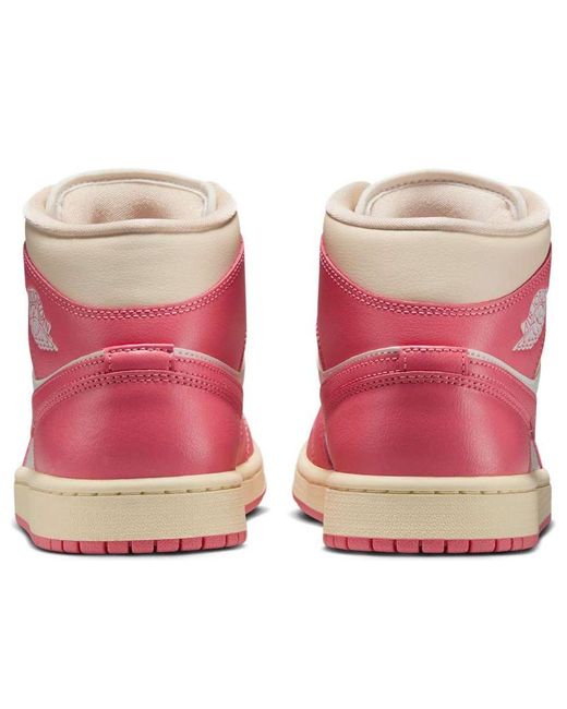 Nike Pink Air 1 Mid "Strawberries And Cream" Shoes