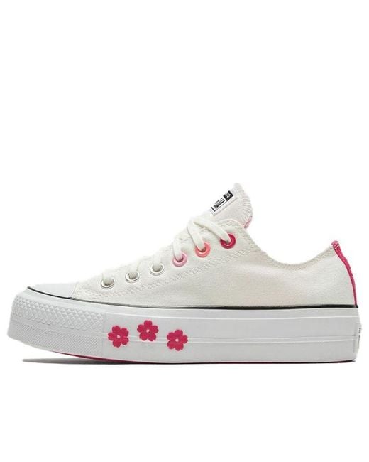 Converse Chuck Taylor All Star Lift Ox 'valentine' in White | Lyst