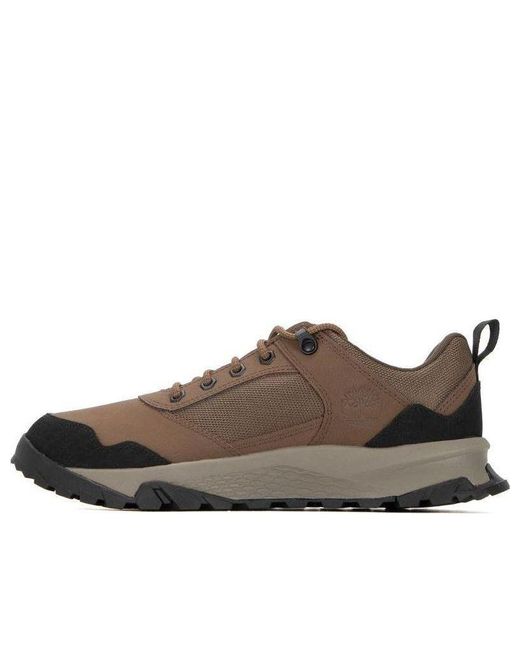 Timberland Brown Lincoln Peak Low Hiker Shoes for men
