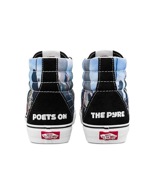 Vans Blue Moca X Frances Stark X Sk8-Hi 'Poets On The Pyre Iii, 2015'