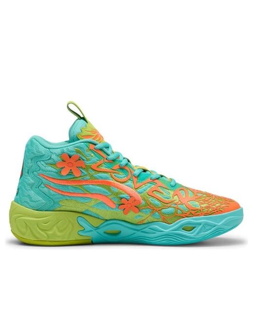 PUMA Blue Mb.04 X Scooby-Doo 'Aquatic Lime Smash Heat Fire' for men