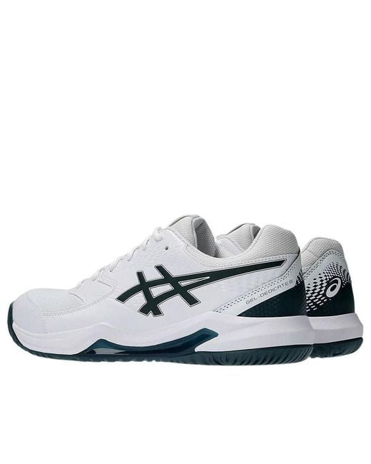 Asics White Gel-Dedicate 8 2E Saxon' for men