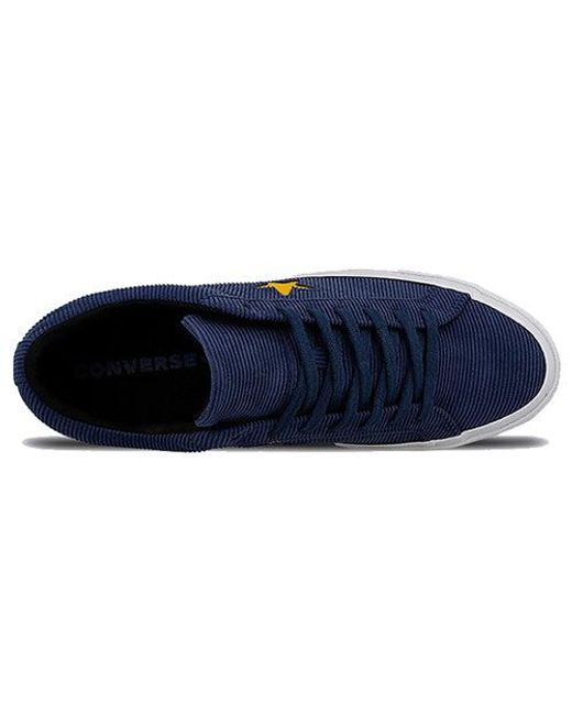 Converse Blue One Star Ox Retro Low Tops Casual Skateboarding Shoes Deep for men