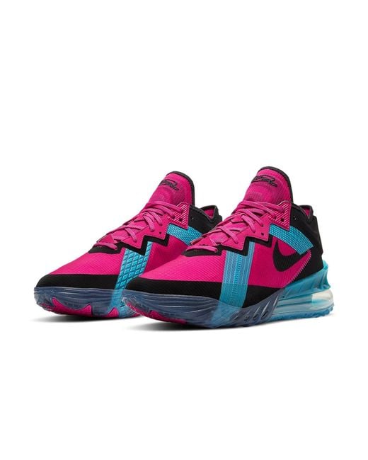 Nike Blue Lebron 18 Low Ep 'Neon Nights' for men