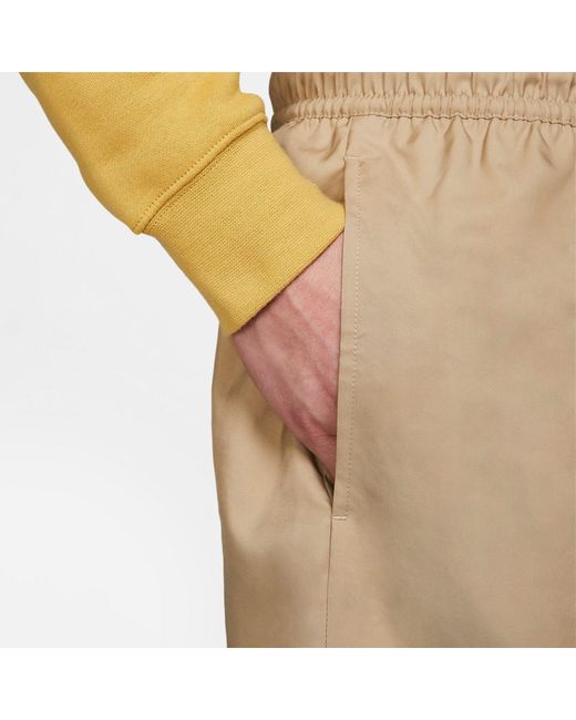 Nike Natural Sportswear Essentials Lined Flow Shorts 'Khaki' for men
