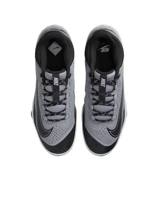 Nike Brown Alpha Huarache Elite 4 Mcs 'Wolf' for men