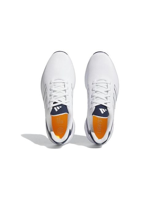 Adidas White Zg23 Golf Shoes Collegiate Solar' for men