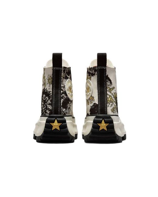 Converse Black Run Star Hike High 'Floral Fusion for men