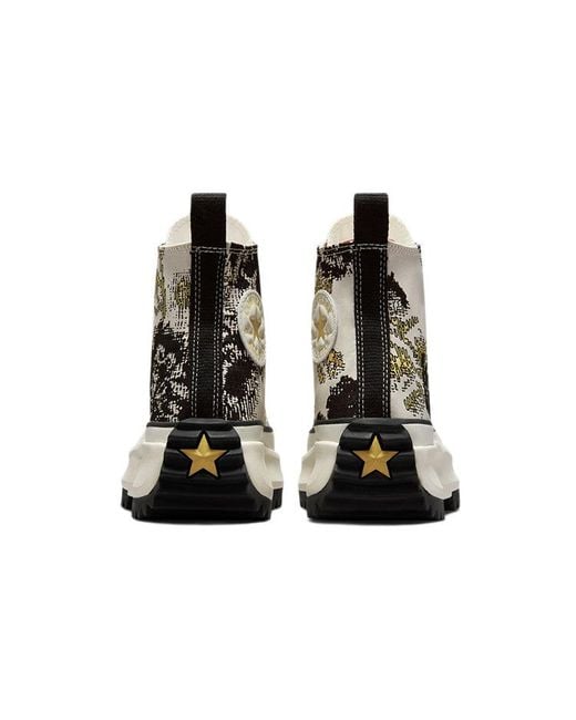 Converse Black Run Star Hike High 'Floral Fusion for men