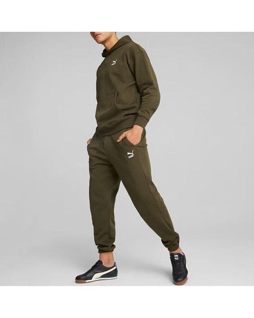 PUMA Relaxed Hoodie 'Olivegreen' for men