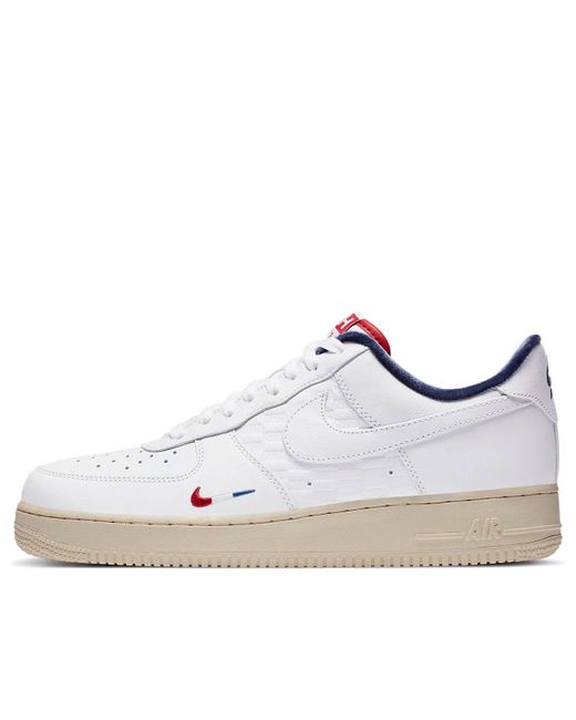 Nike White X Kith Air Force 1 Low 'France' for men