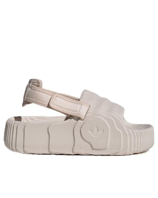 Adidas White (Wmns) Adilette 22 Xlg Slide 'Putty Mauve'