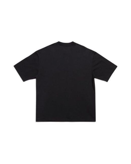 Balenciaga Black Mirror T-Shirt Medium Fit