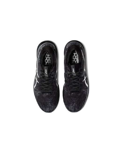 Asics Black Gel-Nimbus 24 Platinum 'Carrier Pure' for men