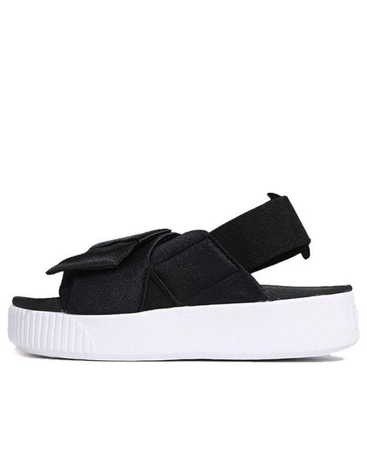 PUMA Black (Wmns) Platform Slide K