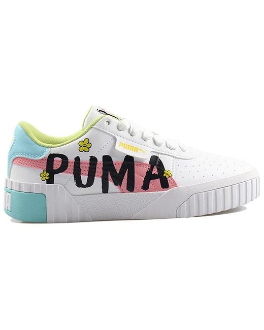PUMA White (Wmns) Cali Novelty 'Flower'