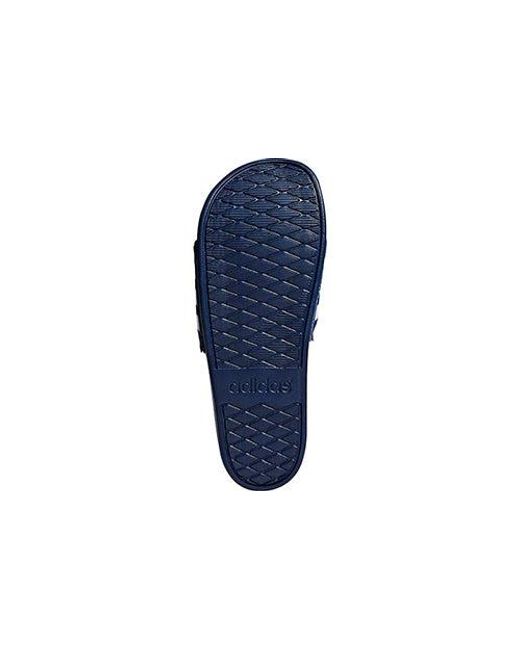 Adidas Blue Adilette Comfort Slides 'Dark' for men