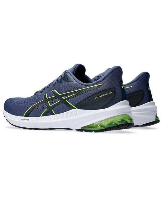 Asics Blue Gt-1000 12 'Thunder Electric Lime' for men