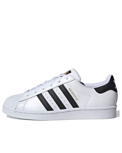 Adidas White Adidas Womens Superstar Sneaker