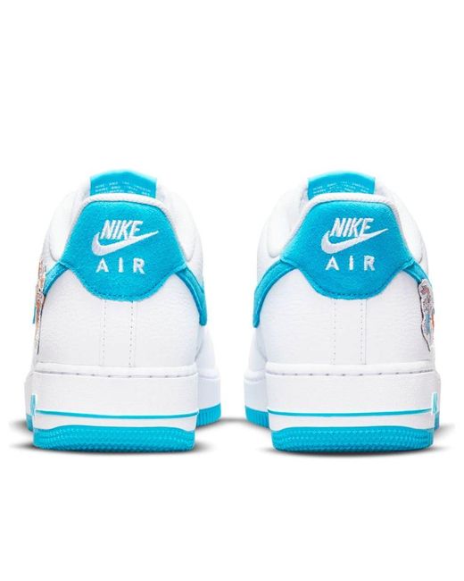 Nike Blue X Space Jam Air Force 1 '07 Low 'Hare' for men