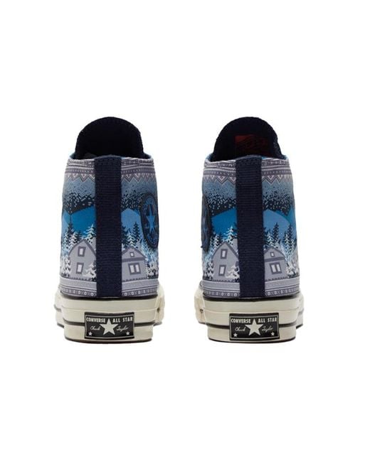 Converse Blue Chuck 70 Hi 'Holiday Sweater