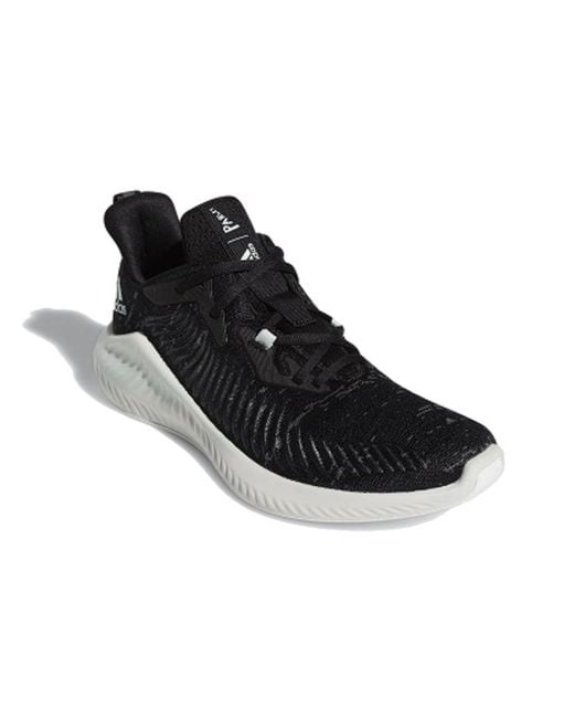 Adidas Black Alphabounce Run Parley M 'Core' for men