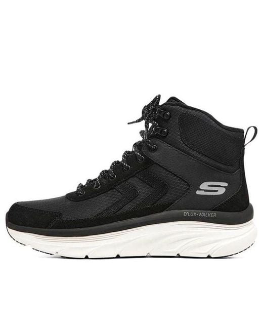 Skechers Dlux Walker Shoes in Black for Men | Lyst