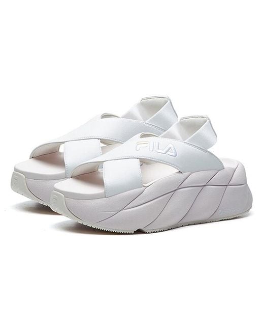 Fila White (Wmns) Sports Sandals For