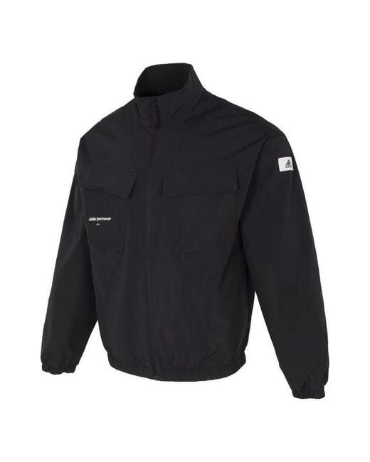 Adidas Blue St Gf Woven Jackets for men