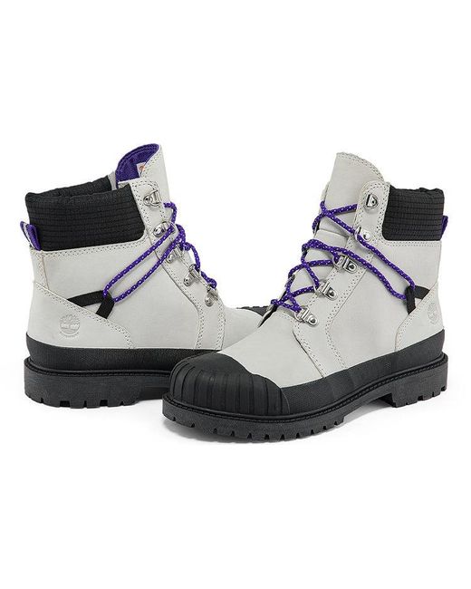 Timberland Black (Wmns) Heritage Rubber Toe 6 Inch Hiking Boot