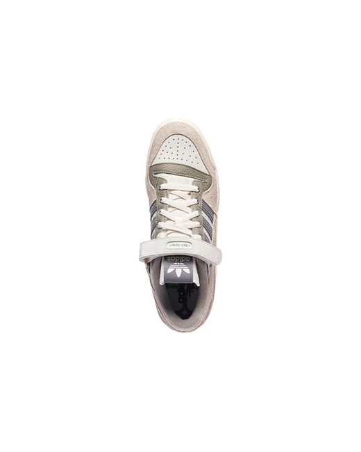 Adidas White Originals Forum 84 Low X Foss 'Taupe' for men